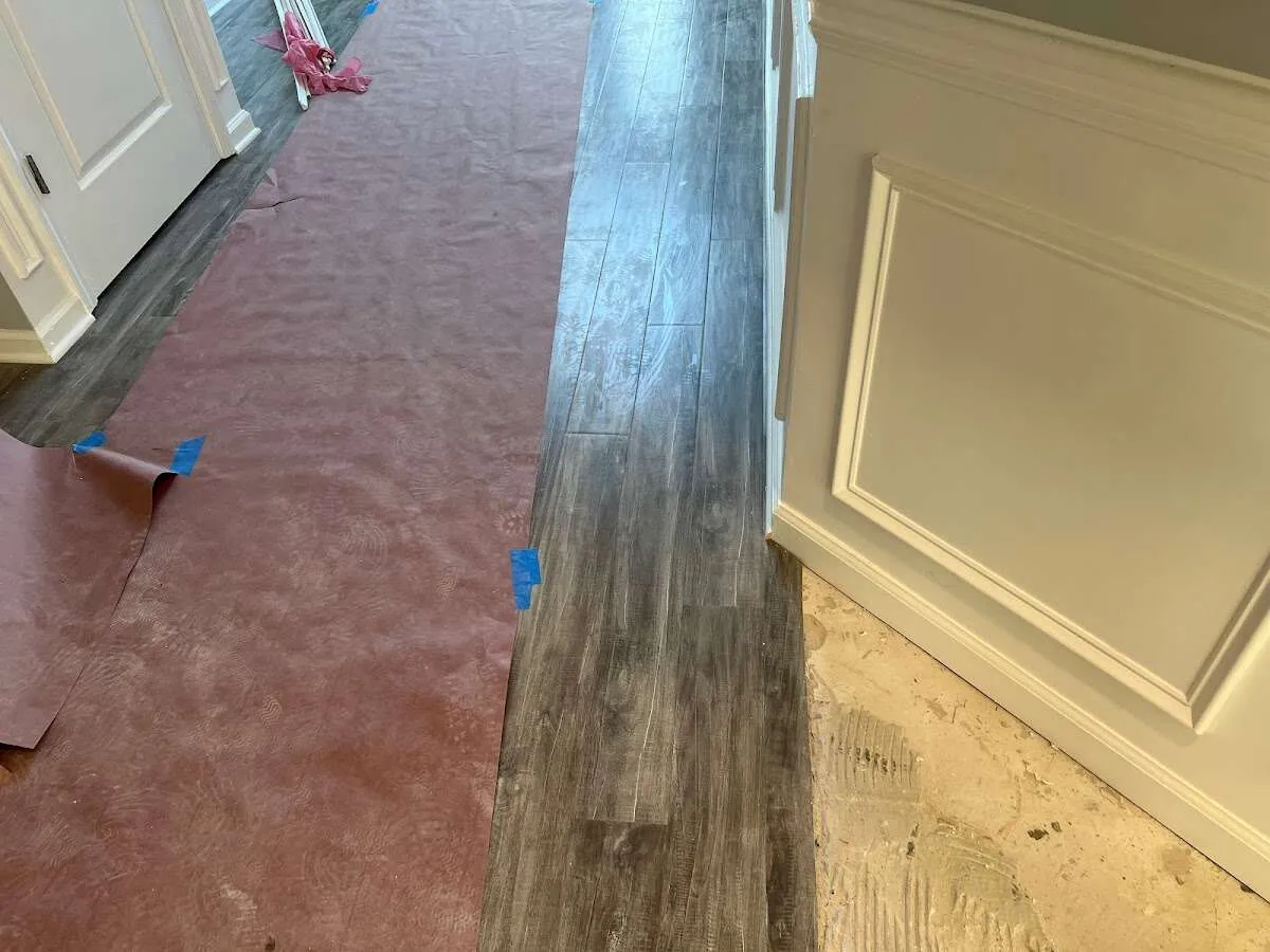 Completed marble shower restoration in Rosedale